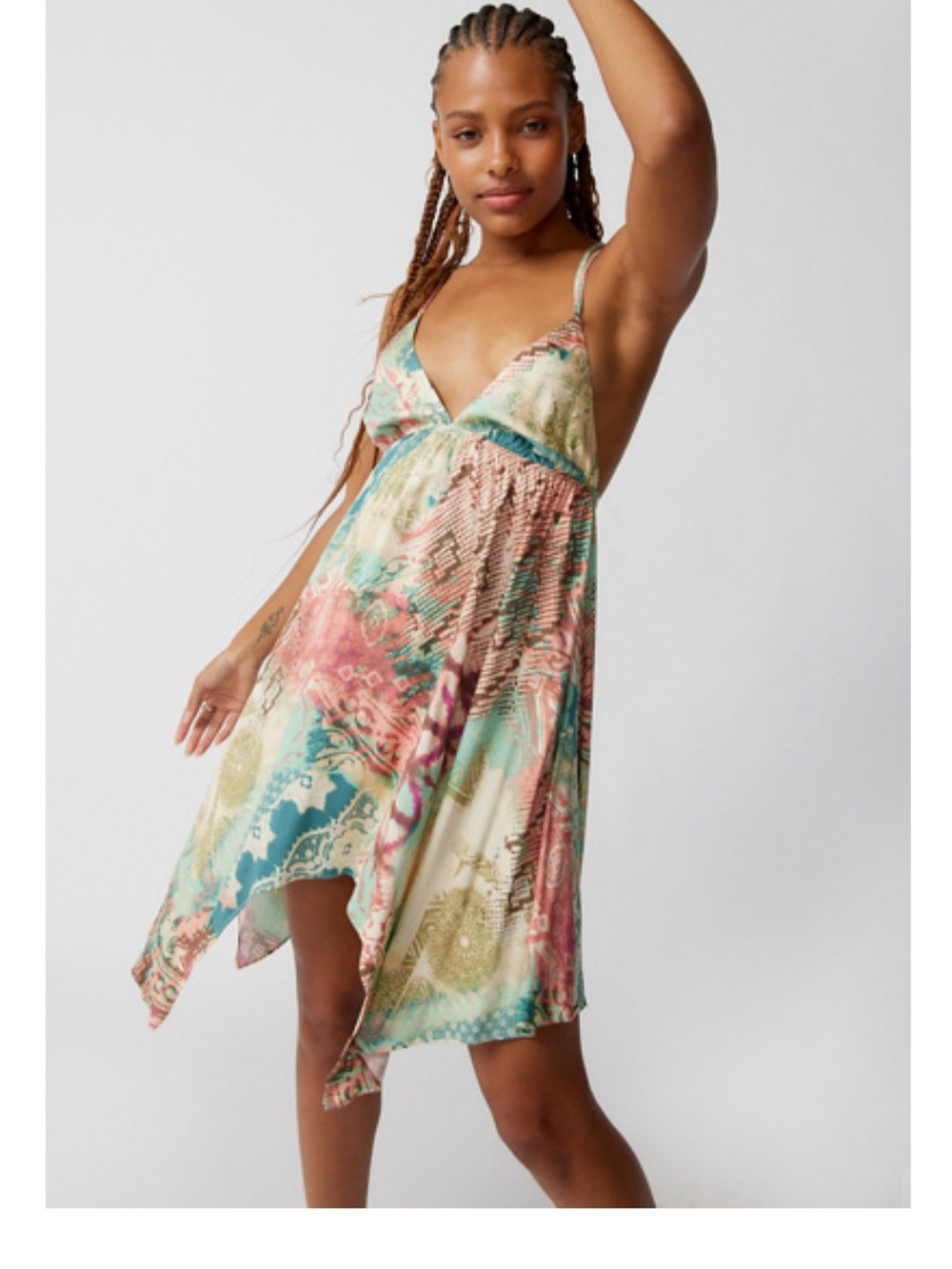 Ecote Clover Strappy-Back Mini Dress - Picture 3 of 3
